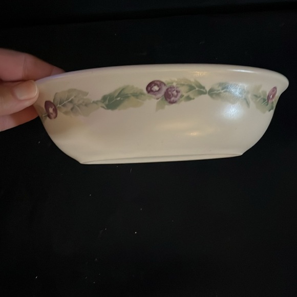 Set of 2 Pfaltzgraff Jamberry Oval Serving Bowls 8”x5”x 2” Stoneware USA made - Picture 13 of 13